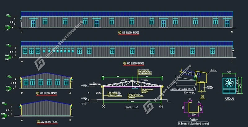Nigeria Oficina con estructura prefabricada