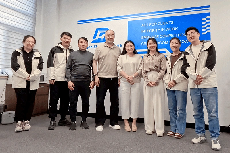 Visita del lugar y discusión del proyecto para nuestro cliente en Mongolia